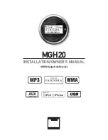 Dual MGH20 Installation & Owner'S Manual preview