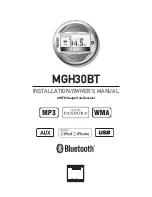 Preview for 1 page of Dual MGH30BT Installation & Owner'S Manual