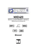 Предварительный просмотр 1 страницы Dual MXD420 Installation & Owner'S Manual