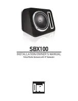 Dual SBX100 Owner'S Manual предпросмотр