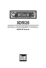 Dual XD5120 Installation & Owner'S Manual preview