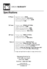 Preview for 12 page of Dual XD5210 Installation & Owner'S Manual