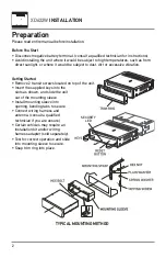 Preview for 2 page of Dual XD622W Installation & Owner'S Manual