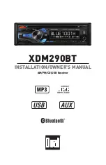 Dual XDM290BT Installation & Owner'S Manual preview