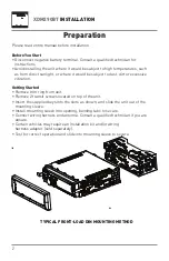 Preview for 2 page of Dual XDM290BT Installation & Owner'S Manual