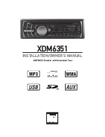 Dual XDM6351 Installation & Owner'S Manual preview