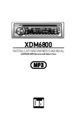 Dual XDM6800 Installation & Owner'S Manual preview