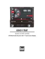 Preview for 1 page of Dual XDVD1175BT Quick Start Manual