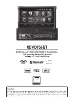 Preview for 1 page of Dual XDVD156BT Installation & Owner'S Manual