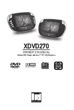 Preview for 1 page of Dual XDVD270 Owner'S Manual