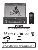 Dual XDVD700 Installation & Owner'S Manual предпросмотр