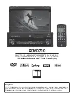 Dual XDVD710 Installation & Owner'S Manual preview