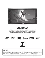 Dual XDVD8265 Installation & Owner'S Manual preview