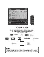 Dual XDVDN8190N Installation & Owner'S Manual предпросмотр