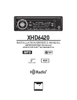 Предварительный просмотр 1 страницы Dual XHD6420 Installation & Owner'S Manual