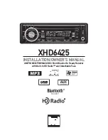 Preview for 1 page of Dual XHD6425 Installation & Owner'S Manual