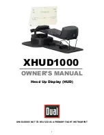 Dual XHUD1000 Owner'S Manual preview