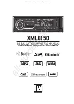 Dual XML8150 Installation & Owner'S Manual preview