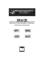 Dual XR4120 Installation & Owner'S Manual предпросмотр