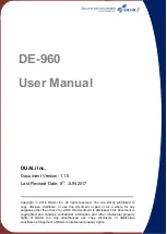 Предварительный просмотр 1 страницы Duali DE-960 User Manual