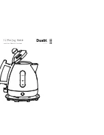 Preview for 1 page of Dualit 1L Mini Jug Kettle Instruction Manual & Guarantee