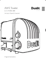 Preview for 1 page of Dualit 2 Slot Sandwich Toaster Instruction Manual & Guarantee