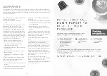 Preview for 12 page of Dualit 85181 Instruction Manual & Guarantee