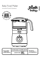 Dualit BABY 11060 Instruction Manual & Guarantee preview