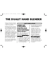 Preview for 4 page of Dualit CC807 Instruction Manual