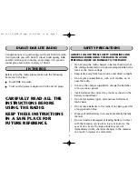 Preview for 4 page of Dualit DAB LITE RADIO Instructions And Guarantee