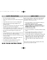 Preview for 5 page of Dualit DAB LITE RADIO Instructions And Guarantee