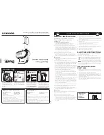 Preview for 1 page of Dualit DHM3 Instruction Manual