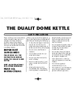 Предварительный просмотр 4 страницы Dualit Dome Kettle Instruction Manual