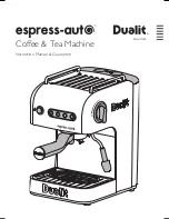 Dualit espress-auto Instruction Manual & Guarantee preview