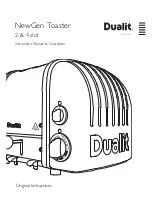 Dualit NewGen 2 Slot Original Instructions Manual preview