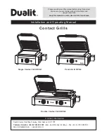 Dualit RCG1 Installation And Operation Manual preview