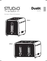 Dualit Studio CSL2 Instruction Manual & Guarantee preview