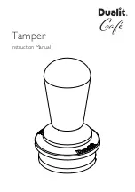 Preview for 1 page of Dualit Tamper Instruction Manual