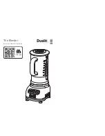 Preview for 1 page of Dualit The Blender Instruction Manual & Guarantee