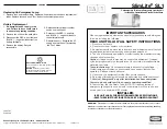 DualLite SlimLite SL1 Installation, Operation And Service Instructions preview