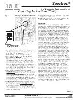 Предварительный просмотр 2 страницы DualLite Spectron LZ15I Operating Instructions