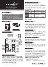 Preview for 2 page of Dualsky S.HUB duo Instruction Manual