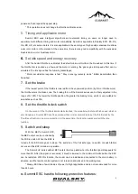 Preview for 2 page of Dualsky Summit ESC Manual