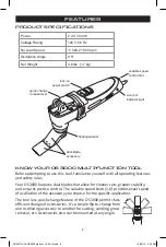 Preview for 9 page of Dualtools OS 3000 Owner'S Manual