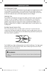 Preview for 14 page of Dualtools OS 3000 Owner'S Manual