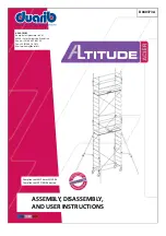 Duarib Altitude Steel 150 Series Assembly, Disassembly And User Instructions предпросмотр