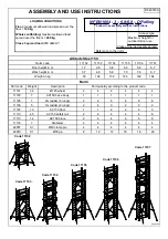 Preview for 2 page of Duarib Altitude Steel 150 Series Assembly, Disassembly And User Instructions