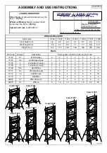 Preview for 4 page of Duarib Altitude Steel 150 Series Assembly, Disassembly And User Instructions