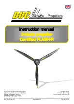 DUC Hélices FLASH-R Instruction Manual preview