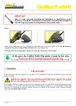 Preview for 18 page of DUC Hélices FLASH-R Instruction Manual